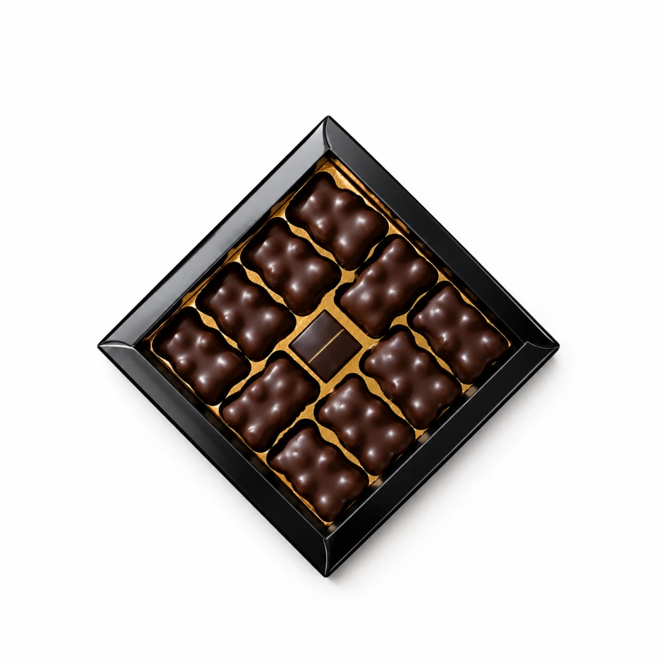 Oursons Guimauve Noir — Coffret